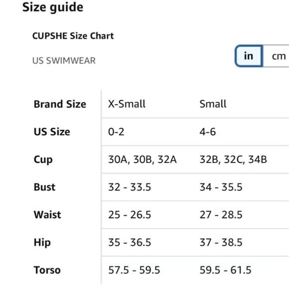 Cupshe Swimsuit Women  XS Yellow & Black Striped Wrap Front Cross Back 2 Piece - Picture 5 of 5